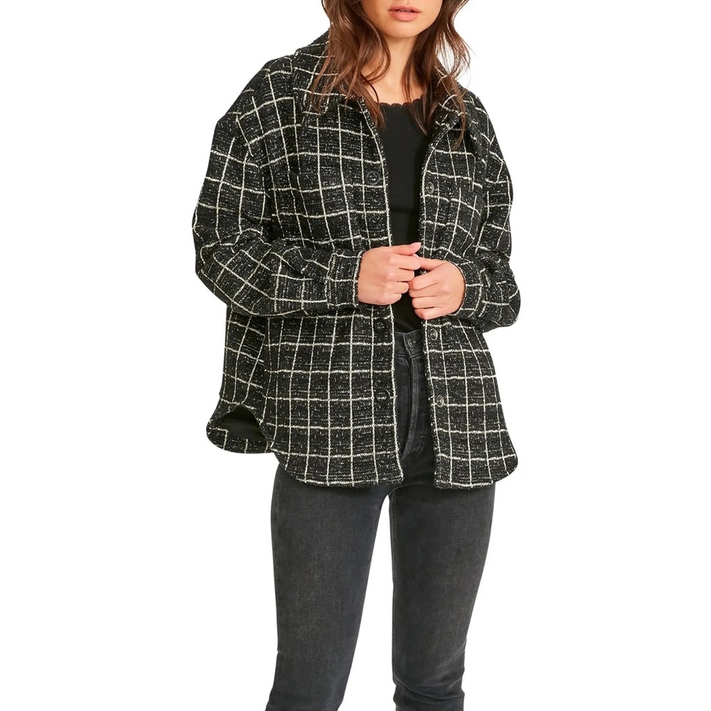BB Dakota Tweed Shirt Jacket
